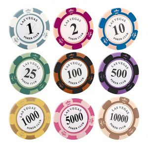 Fichas de Póker de Arcilla Personalizadas para Salas de Juego, Colores y Logotipo Personalizables - Product Image 3