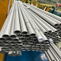 Tubería Industrial Soldada de Acero Inoxidable Ferrítico 409L 410S 436L 439 441 443 444, Tubo Redondo Resistente a Altas Temperaturas