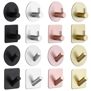 Ganci Adesivi Resistenti, Set da 4, Ganci da Parete Impermeabili in Acciaio Inox per <span class=keywords><strong>Bagno</strong></span>, Appendiabiti per Cappotti, Cappelli, Asciugamani, Accappatoi - Product Image 4