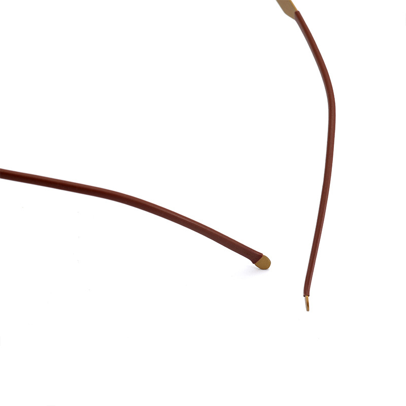 rimless gold with stones glasses