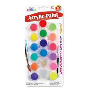 कस्टम 18 रंग ऐक्रेलिक पेंट सेट ऐक्रेलिक रंग पेंट खरीदें थोक 4.5 मिलीलीटर एक्रिलिक कला पेंट बच्चों के लिए कीमतें - Product Image 4