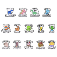 Broches en émail personnalisées et broches abeilles mignonnes en gros pour jeux, cadeaux et mode, avec des motifs de dinosaures et d'abeilles