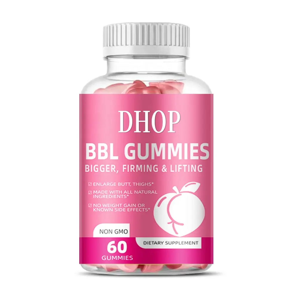 OEM BBL vú đường cong Gummies hip Gummy tùy chỉnh tự nhiên mông mở rộng Gummies