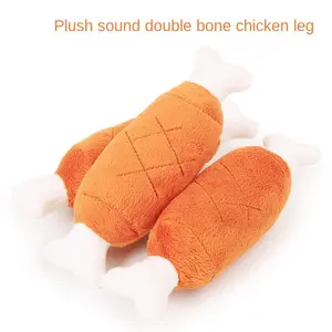 Durable And Safe Pet Chew Toys For Dogs - Plush Sound Simulation Chicken Leg Bone