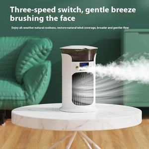 Petit refroidisseur d'air de bureau domestique ventilateur de climatisation multifonction USB portable transfrontalier 3 vitesses en plastique durable - Product Image 3