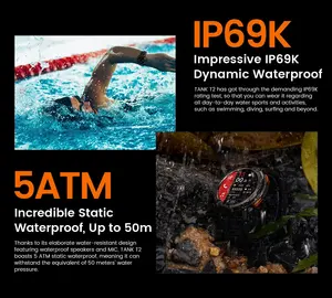Официальные Смарт-часы KOSPET TANK T2 Amoled, Лидер продаж 2023, прочные Смарт-часы Reloj Inteligente с Bluetooth, звонки