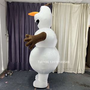 Funtoys Gonflable de Noël <span class=keywords><strong>Olaf</strong></span> Père Noël Bonhomme de Neige Renne Elk Cerf Mascotte Costume Halloween Personnage de Dessin Animé pour Adulte - Product Image 2