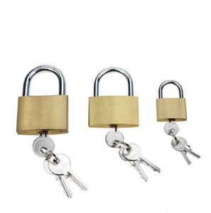 <span class=keywords><strong>Cadenas</strong></span> en fer imitation cuivre et laiton 20 mm, simple ouverture, robuste - Product Image 1