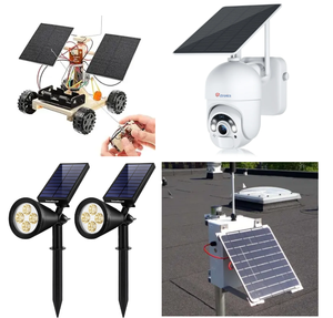 エポキシ樹脂製小型ソーラーパネル 防水・ポータブル仕様 5V/6V/<span class=keywords><strong>12V</strong></span>/18V 0.5W-5W キャンプ用照明機器向け - Product Image 6
