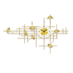 100*60cm Big Decor Wall <strong>Art</strong> <strong>Clocks</strong> Light Luxury Modern Creative Decorative Large Gold Metal Wall <strong>Clock</strong> - Product Image 3