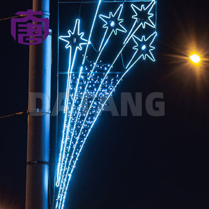 Variety 2d Motif Outdoor <b>String</b> Light Pole For Christmas Halloween & Landscape Decorations-customizable Aluminum Alloy - Product Image 5