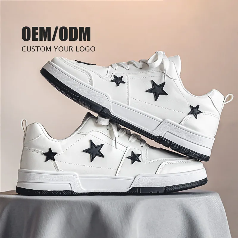 High Quality Women Fashion Low White Men's Casual Shoes Customize Outdoor Sneakers Custom Make