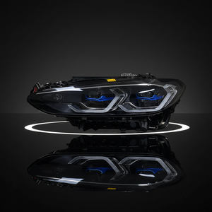 Fari LED Laser di Prestigio Stile OEM per <span class=keywords><strong>BMW</strong></span> <span class=keywords><strong>Serie</strong></span> <span class=keywords><strong>4</strong></span> G22 G23 G26 M4, Aggiornamento con Iconiche Effusioni Visive Laser <span class=keywords><strong>Blu</strong></span> e DRL - Product Image 1