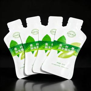 Sachet <span class=keywords><strong>de</strong></span> recharge liquide <span class=keywords><strong>de</strong></span> 45 ml, format compact, avec trou <span class=keywords><strong>de</strong></span> suspension découpé, qualité alimentaire, anti-fuite, pour boisson probiotique, jus <span class=keywords><strong>de</strong></span> fruits, supplément, vente <span class=keywords><strong>en</strong></span> gros OEM - Product Image 2