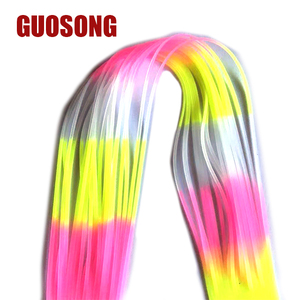127mm 22 Streifen/Stk. Tabs a Bag Spinner bait Lure Making Supply Silikon Angel röcke Silikon Bass Jig - Product Image 1