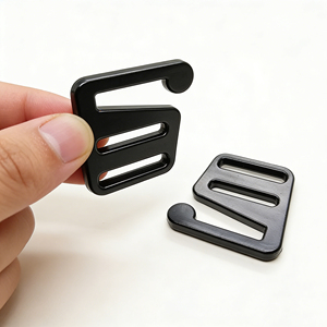 Hebilla de Gancho en G de Aleación de Zinc de Alta Resistencia, Ajustador Deslizante de Correas Negro Mate, Cierre de Liberación Rápida para Correas de Mochila de 19mm, 25mm, 38mm - Product Image 6