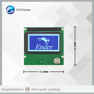 Sccdisplay SJXD12864F-3 COB STN màu xám tích cực LCD hiển thị 128x64 Độ phân giải ST7920 trình điều khiển <span class=keywords><strong>IC</strong></span> 10pin giao diện <span class=keywords><strong>LED</strong></span> Đèn nền - Product Image 4