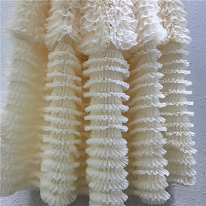<span class=keywords><strong>GX</strong></span>-Retro Heavy Industry Design Loose Cake Falda larga 2025 Primavera y verano Nueva falda Pengpeng de gasa de cintura alta - Product Image 4