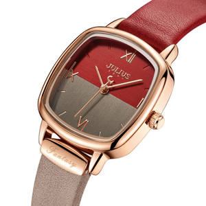 Reloj <span class=keywords><strong>JULIUS</strong></span> Nuevo Modelo de Moda con Corte de Doble Cara, Diseño Cuadrado Pequeño, Sonido Explosivo al Agitar, para Mujer - Product Image 2