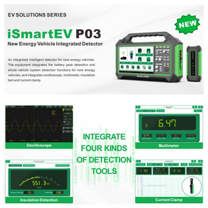 Detector de Vehículos de Nueva Energía EV P03, Instrumento Inteligente para Paquetes de Baterías, Analizador y Probador de Baterías de Automóviles - Product Image 2