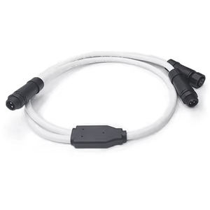 Connettore Impermeabile IP67 1 a 2, Cavo Bianco Resistente per Sensori Esterni/Sistemi LED/Alimentazione Duratura/Splitter di Segnale - Product Image 2