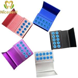 Supporto odontoiatrico in alluminio <span class=keywords><strong>Autoclave</strong></span> odontoiatria Block Block scatola di disinfezione supporto <span class=keywords><strong>Autoclave</strong></span> aghi ad alta velocità e bassa velocità - Product Image 3