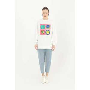 Jeans de Mujer de Cintura Alta y Pierna Recta con Adornos de Piedras, 100% Algodón Denim 18156PNT - Product Image 6