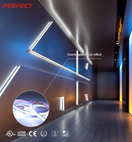 DC 24V RGBW COB Bakır LED Şerit Işık Esnek Wi-Fi/Uyarlanabilir IP20 Aynalı ve Oda Ortam Aydınlatması için