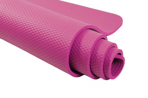 Tapis de yoga multifonctionnel en NBR, lavable en machine, pliable, antidérapant, 23%-26% caoutchouc à cellules fermées, 85% tapis de gym - Product Image 2