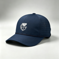 Chapeaux de golf personnalisés pour hommes Casquettes de baseball Style tendance 5 panneaux Corde de patch tissée ajustable Protection solaire étanche Formelle et sportive