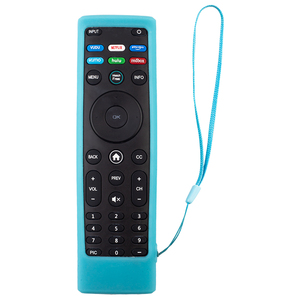 Màu Xanh Sáng Không Dây Điều Khiển Đơn Vị Vỏ Trường Hợp Chống Bụi Bảo Vệ Trường Hợp Đối Với Vizio <span class=keywords><strong>Android</strong></span> Từ Xa Bàn Phím Di Động TV - Product Image 5