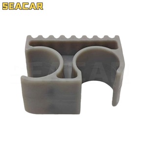 Collier de serrage double pour bateau, 25 mm, gris, en plastique, quincaillerie marine pour réparation et remplacement - Product Image 4