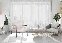 Fauteuil de salon inclinable en tissu nordique moderne, pour salon, fauteuil de maison, nouveau, vente en gros