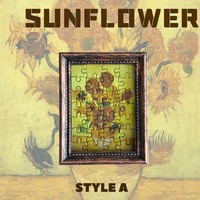 Classique Monde Célèbre Peinture Tournesols Jigsaw Photo Cadre Réfrigérateur Aimant Ornements Musée Collection Souvenir Van Gogh