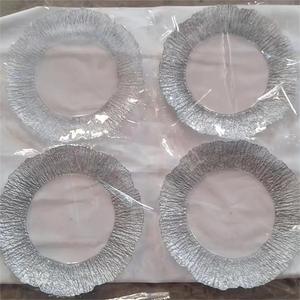 Assiette en Plastique Style Européen Rétro, Motif Soleil Doré et Dentelle, Idéale pour Plats Froids, Steaks, Salades et Desserts - Product Image 6