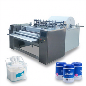 Boîte à lingettes humides entièrement automatique avec fonctionnement à écran tactile et adaptée à la fabrication de lingettes humides de taille cuisine/toilette - Product Image 1