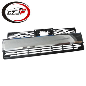 CZJF Rejilla de Parachoques Cromada con Orificio para Radar, Actualización Facelift para <span class=keywords><strong>Toyota</strong></span> <span class=keywords><strong>4Runner</strong></span> <span class=keywords><strong>Limited</strong></span> 2014 2015 2016 2017 2018 2019 <span class=keywords><strong>2020</strong></span> 2021 - Product Image 1