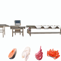 Vis Krabben Citroen Aardappel Sorteermachine Avocado Walnoot Gewichtssorteermachine 304 RVS Semi-automatisch Hoge Efficiëntie PLC