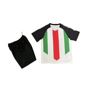 Ensemble complet de maillot de football Amérique <span class=keywords><strong>du</strong></span> <span class=keywords><strong>Sud</strong></span> Tissu respirant Lettre imprimée Maillot à manches courtes Costume 2526 Maillot de football pour enfants - Product Image 1