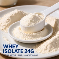 Poudre de protéines isolées de lactosérum 24g OEM ODM Marque privée Vente en gros Haute qualité Force musculaire Récupération Sans gluten pour complément alimentaire