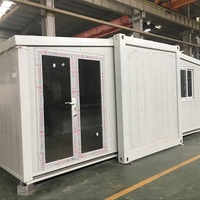 Chine pas cher maison conteneur pliable 2 3 chambres avec une bonne étanchéité modulaire pliable préfabriqué minuscule maison conteneurs