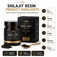 Complément Purifié de Shilajit Testé pour les Métaux Lourds Rainwood OEM avec COA Disponible