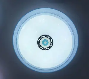 Plafonnier monté par surface de led acrylique salon éclairage de plafond blanc maison plafonnier <span class=keywords><strong>Projet</strong></span> fonds 24W - Product Image 1