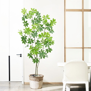 Árbol <span class=keywords><strong>Schefflera</strong></span> Artificial <span class=keywords><strong>de</strong></span> Lujo <span class=keywords><strong>de</strong></span> Alta Gama en Maceta, Bonsái Artificial, Vegetación Artificial al por Mayor para Decoración <span class=keywords><strong>de</strong></span> Interiores <span class=keywords><strong>de</strong></span> Hogar, Jardín, Oficina y Tienda - Product Image 1