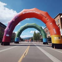 Arche gonflable personnalisée pour marathon, arche gonflable publicitaire Oxford pour la ligne de départ et d'arrivée, pour événements et festivals