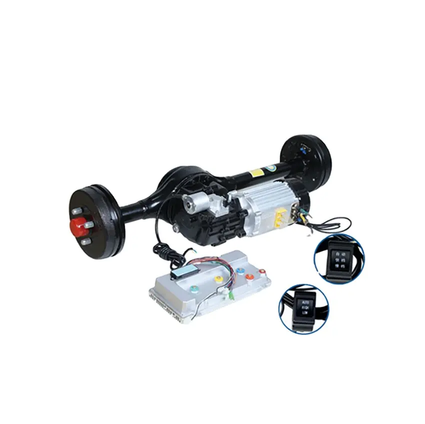 60v 2000w DC Brushless Motor Tricycle Hub Motor Rear Differential Axle with Controller for Electric Tricycle