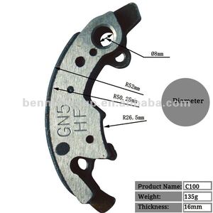 Bloc d'embrayage centrifuge pour <span class=keywords><strong>moto</strong></span> et scooter à <span class=keywords><strong>roue</strong></span> motrice arrière C100 GN5 CD100, ensemble de sabots d'embrayage - Product Image 2