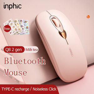 Chất Lượng Cao Nphic Q8 <span class=keywords><strong>Bluetooth</strong></span> Không Dây Chuột Có Thể Sạc Lại Mỏng Chế Độ Kép (5.1 + 3.0) Cho Chơi Game Máy Tính Xách Tay/PC/Mac/<span class=keywords><strong>iPad</strong></span> <span class=keywords><strong>Pro</strong></span>/Máy Tính - Product Image 3