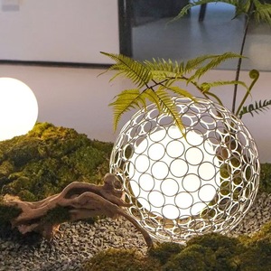 Led sáng hình cầu rỗng ánh sáng cảnh quan hiện đại sân BIỆT THỰ VƯỜN bãi cỏ công viên Con Đường ngoài trời Giáng sinh Halloween - Product Image 2