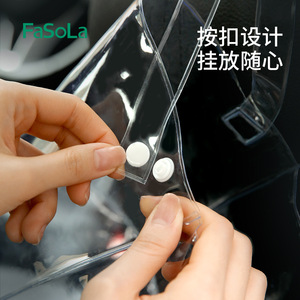 FaSoLa Car Trash Can Transparent Cup Shaped Hanging For Rear Seat Storage - Product Image 4